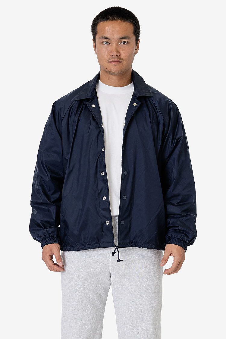 Nylon Raglan Coaches Jacket Midnight Navy